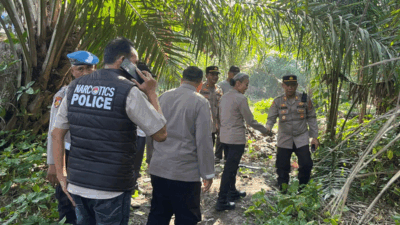 Kapolres Sergai Turun Langsung Gerebek Sarang Narkoba di Pantai Cermin Kiri, Satu Pria Diamankan