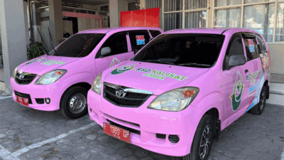 Jember Memang Terbaik, RSD Kalisat Siagakan Delapan Mobil Cinta 10 Armada Mobil Cinta milik RSD Kalisat. Total ada delapan unit yang disiagakan untuk melayani pasien pulang dari rawat inap. (Foto: RSD Kalisat untuk Liputan Kini).