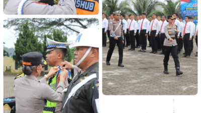 Operasi Patuh Toba 2026 Dimulai, Kapolres Sergai Pimpin Apel Gelar Pasukan 8 Gelar pasukan Operasi Patuh Toba