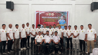 Foto bersama pengurus KSMI Sumut-Sergai usai Muskab