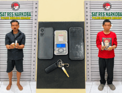 Polres Sergai Gagalkan Peredaran Sabu di Teluk Mengkudu, Dua Pria Diamankan
